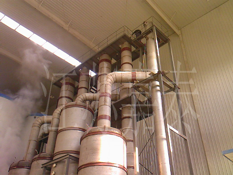 食品发酵行业发酵液四效降膜蒸发系统